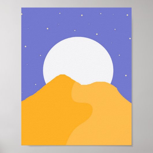 Prachtige landschapsschilderkunst poster (Voorkant)