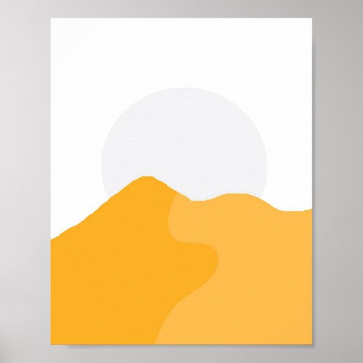 Prachtige landschapsschilderkunst poster (Voorkant)