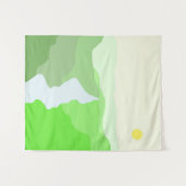 Prachtige landschapsschilderkunst wandkleed (Voorkant (horizontaal))