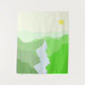 Prachtige landschapsschilderkunst wandkleed (Voorkant)