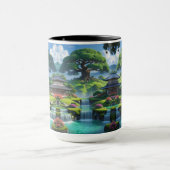 Prachtige landschapstuin mok (Midden)