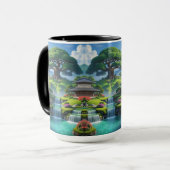 Prachtige landschapstuin mok (Voorkant links)