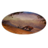 Prachtige landsnijraad snijplank (Hoek)