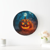 Prachtige Lava-Glow Pompoen Halloween Klok (Huis)
