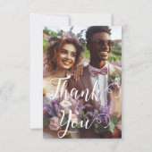 Prachtige Lavendel wijngaard | Foto Dank u Bedankkaart (Achterkant)