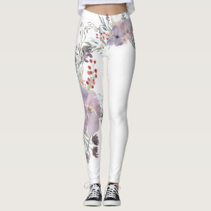 Prachtige lavendelbloemen leggings