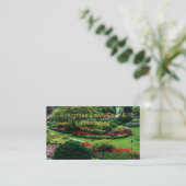 Prachtige Lawn Foto Landscaping Visitekaartje (Staand voorkant)