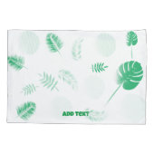 Prachtige lederen patroon kussensloop (Achterkant)