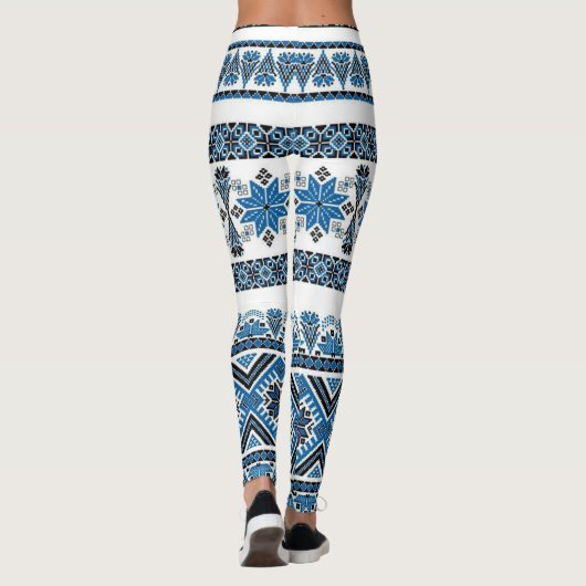 Prachtige Leggings van het winterthema! (Achterkant)