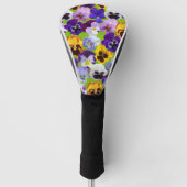 Prachtige lente pansies golfheadcover (Voorkant)