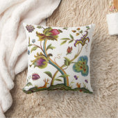 Prachtige levensboom Jacobean borduurwerk Kussen (Deken)