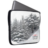 Prachtige Libanon stad Bsharri Al Arz Berg Laptop Sleeve (Voorkant Rechts)