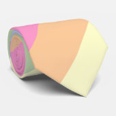 Prachtige lichtpuntige regenboogstrips stropdas (Opgerold)