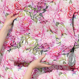 Prachtige liefde pioenrozen behang