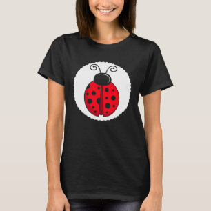 Prachtige lieveheersbeestje geluksbedel lieveheers t-shirt