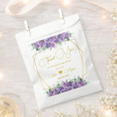 Prachtige lila en Lavendel Wijngaard Dank u Bedankzakje (Geknipt)