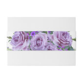 Prachtige Lila Lavendel Vineyard bruiloft Uitnodigingen Wikkel (Achterkant Voorbeeld)