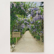 Prachtige Lila Vloertuinmarry Me Puzzle