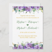 Prachtige Lila wijngaard | Foto De datum opslaan Kaart (Achterkant)