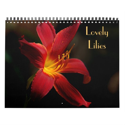 Prachtige Lily Photo Calendar Kalender (Hoes)