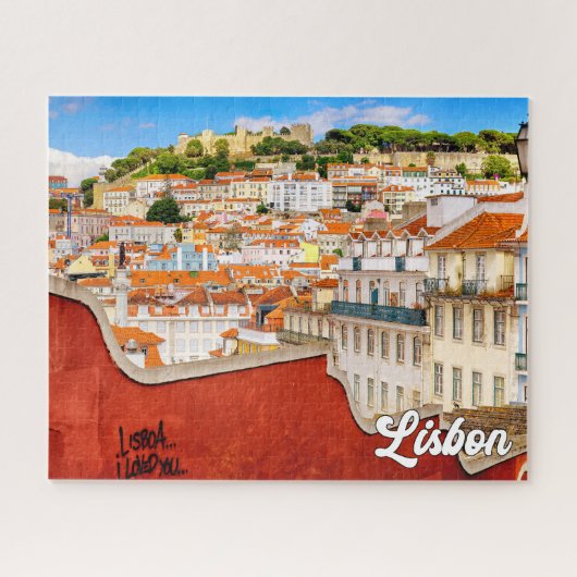 Prachtige Lissabon, Portugal Legpuzzel (Horizontaal)