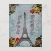 Prachtige  Love Paris Eiffel Tower Briefkaart (Voorkant)