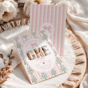 Prachtige Love Shack 1e verjaardag fotocollage Kaart