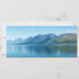 prachtige lucht, meer en Grand Teton