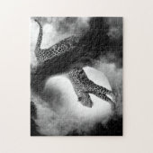Prachtige Luipaard. Legpuzzel (Verticaal)