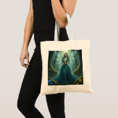 Prachtige maart Aquamarijn Fairy Tote Bag (Voorkant (product))
