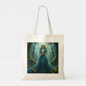 Prachtige maart Aquamarijn Fairy Tote Bag (Achterkant)