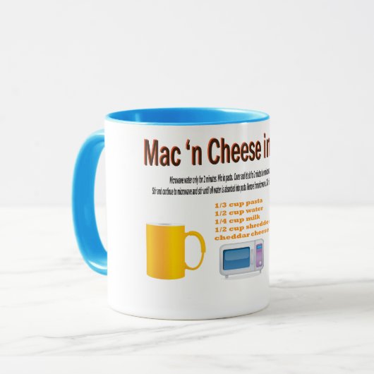 Prachtige Macaroni en Cheese Amazing Recipe Mok (Voorkant links)