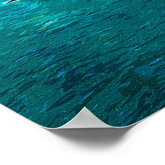 Prachtige Madeira Coastal Uitzicht olieverf Poster (Hoek)