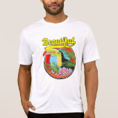 Prachtige Magaluf, toucan logo T-shirt (Voorkant)