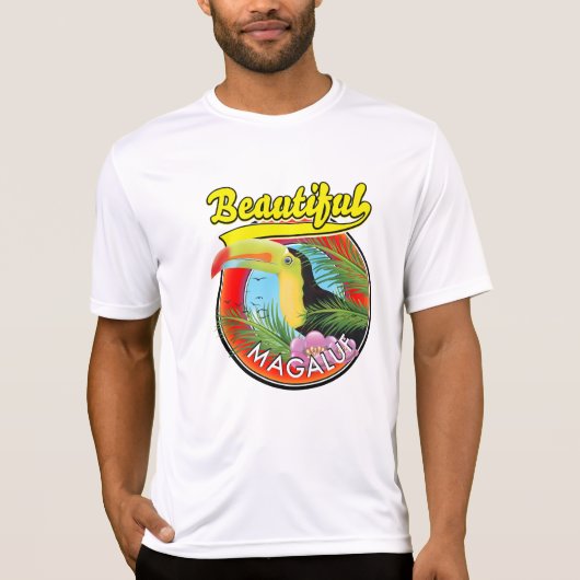 Prachtige Magaluf, toucan logo T-shirt (Voorkant)