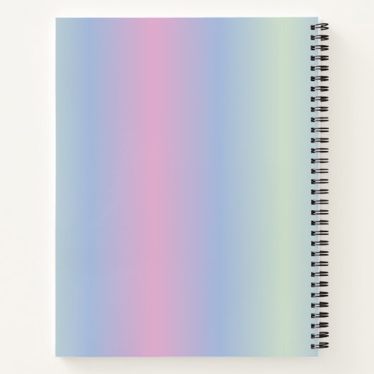 Prachtige magische eenhoorn notitieboek (Achterkant)