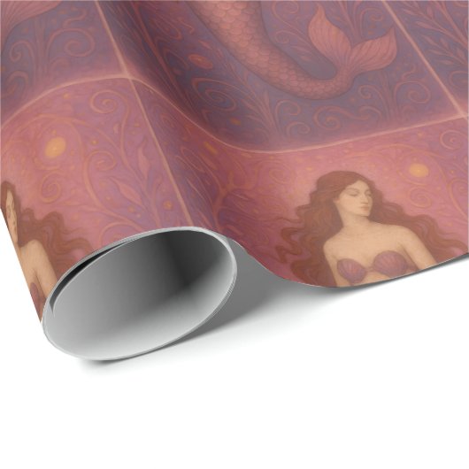 Prachtige magische zeemeermin cadeaupapier (Rol Hoek)