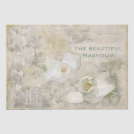 Prachtige Magnolia  Collage Tissuepapier