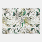 Prachtige Magnolias Floral Keuken Handdoek (Horizontaal)