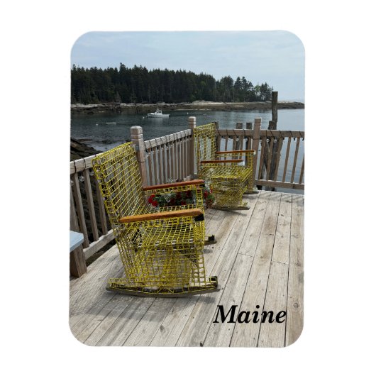Prachtige Maine kust scene Magneet (Verticaal)