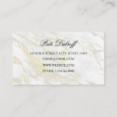 Prachtige make-up artiest - maak een blijvende ind visitekaartje (Achterkant)