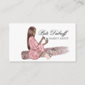 Prachtige make-up artiest - maak een blijvende ind visitekaartje (Voorkant)