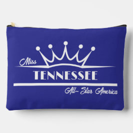 Prachtige Make-up Koffer Koninklijk Blauw Optochte Etui