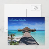 Prachtige Malediven eilanden | Briefkaart van de M (Voorkant / Achterkant)
