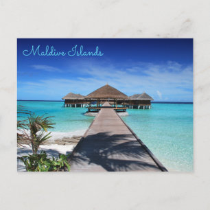 Prachtige Malediven eilanden Briefkaart van de M