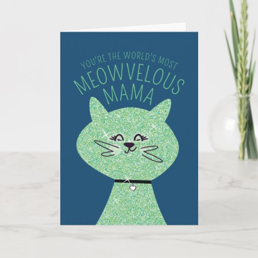 Prachtige Mama Kat Kaart (Voorkant)