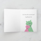 Prachtige Mama Kat Kaart (Binnen)