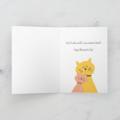 Prachtige Mama Kat Kaart (Binnen)
