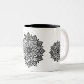 Prachtige Mandala Design Mok (Voorkant rechts)