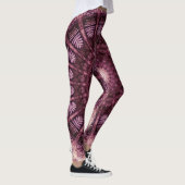 Prachtige Mandala geïnspireerde handgetekende Legg Leggings (Rechts)